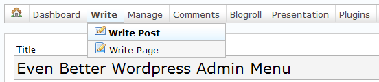Advanced Wordpress Menus