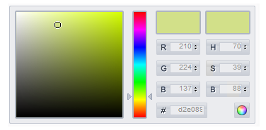 Javascript color picker