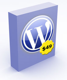 WordPress software box