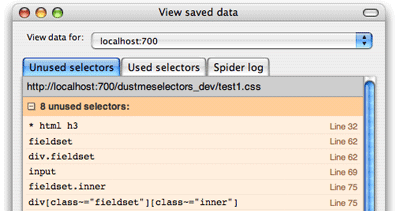 Dust-Me Selectors Dust-Me Selectors