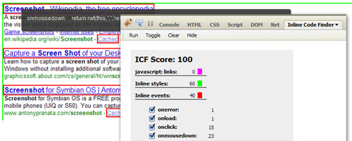 Inline Code Finder Inline Code Finder