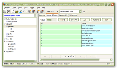 SQLite Manager SQLite Manager